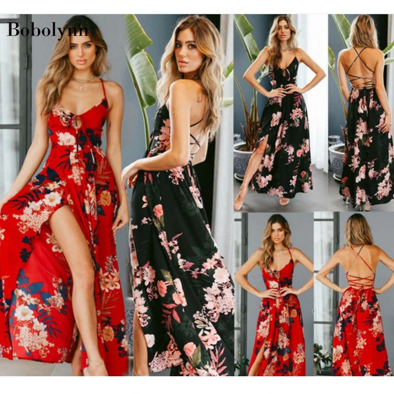 Beach Fashion Bohemian Floral Women
