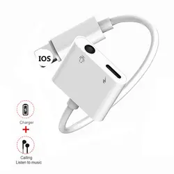 Lism 3,5 мм Jack дополнительные наушники Аудио 2 в 1 для Iphone X Max Xr 7 8 плюс освещение Plug зарядное устройство адаптер Ios 12 системы