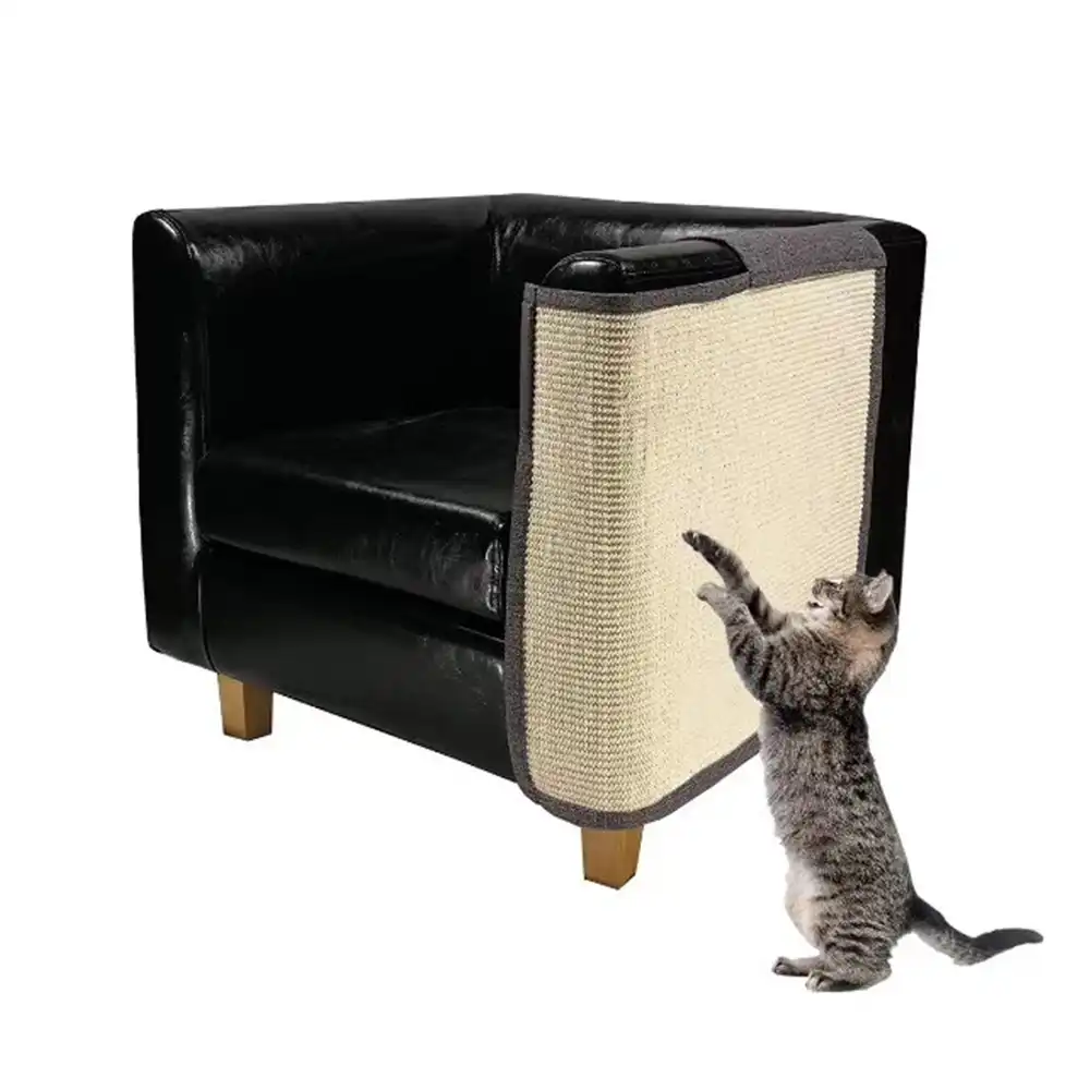 Cat Scratching Mat Sisal Sofa Shield Pet Furniture Cover Washable
