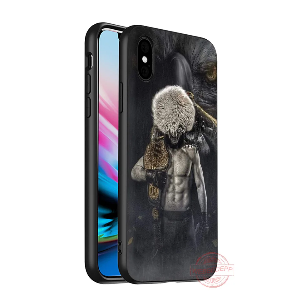 WEBBEDEPP Habib Nurmagomedov Мягкий силиконовый чехол для телефона iPhone 5 6 7 8 Plus X XS XR XS Max.11 11peo 11proMax - Цвет: 4