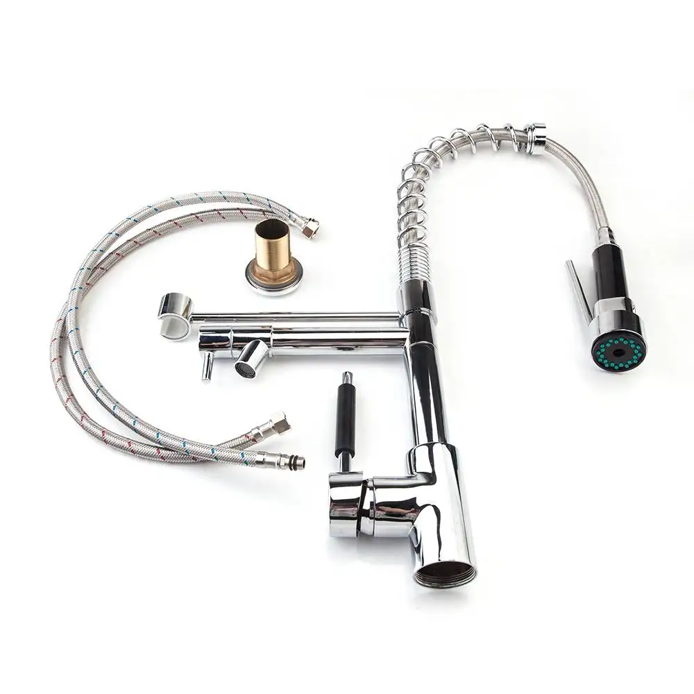 

All Copper Kitchen Spring Double Outlet Faucet
