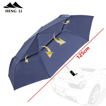 

Big Umbrella Men Corporation Windproof Double Layer Folding Umbrella For Man Rain Women Sun Parasol Automatic Golf Umbrellas