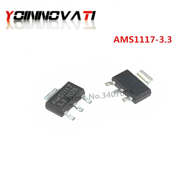 50pcsAMS1117-3.3 AMS1117 3 V 1A СОТ-223 регулятор напряжения | Обустройство дома