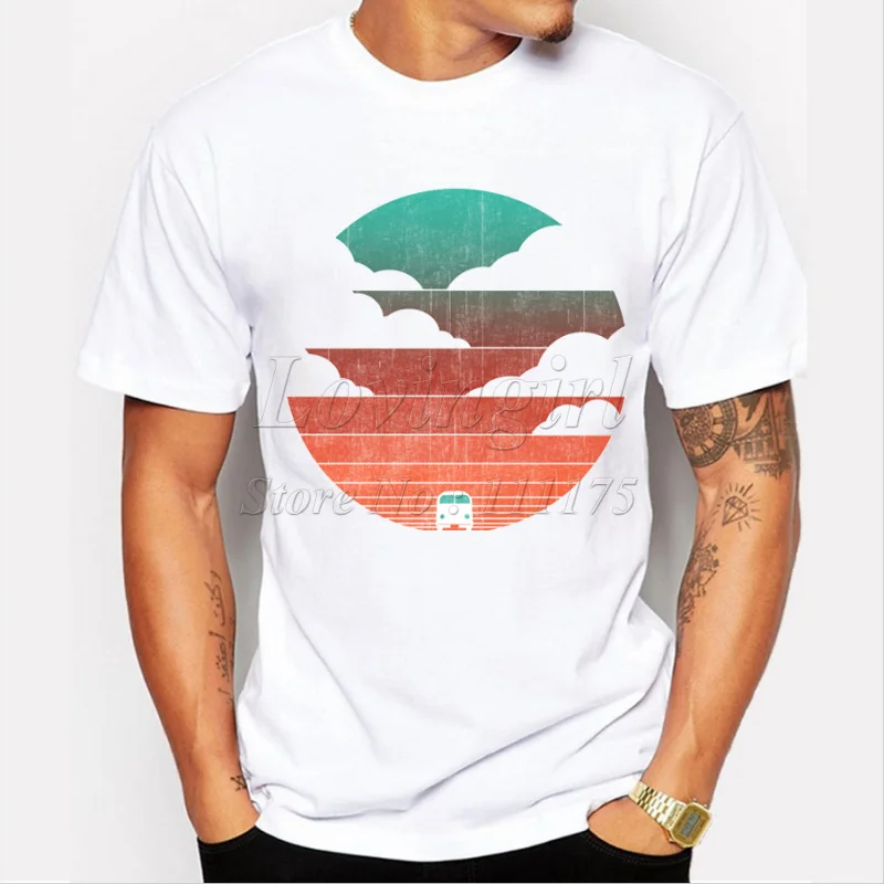 

Newest 2018 men's fashion short sleeve driving design t-shirt funny tee shirts Hipster O-neck popular tops