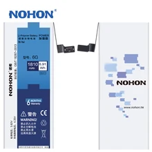 NOHON Battery 1810mAh Real Capacity For Apple iPhone 6 6G Repair Machine Tools Gift High Quality