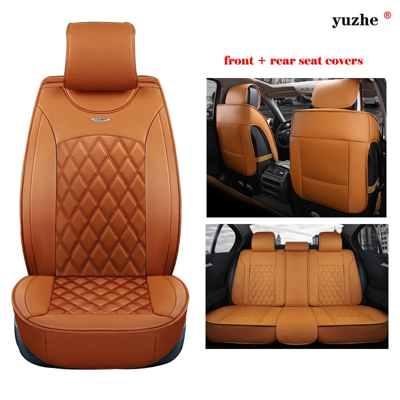 

Yuzhe leather car seat cover For Jaguar XJ6L 2009-2005 XF 2015-2008 XF XE XJ car accessories styling seat cushion