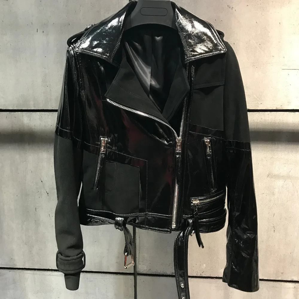 

ladies genuine leather jacket fashion autumn women leather coat jacket