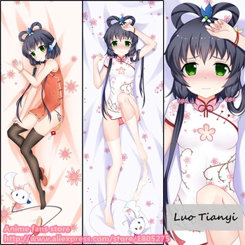 

Anime VOCALOID Cheongsam Luo Tianyi Japanese Pillowcase Pillow Case Cover decorative Hugging Body Bedding