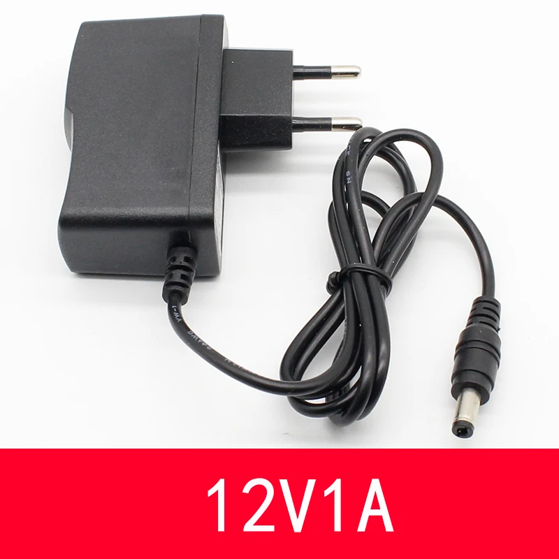 1 шт. 100-240 В AC в DC адаптер питания зарядное устройство адаптер 5 в 12 В 1A 2A 0.5A разъем АС 5,5 мм* 2,5 мм/5,5 мм* 2,1 мм разъем Micro USB