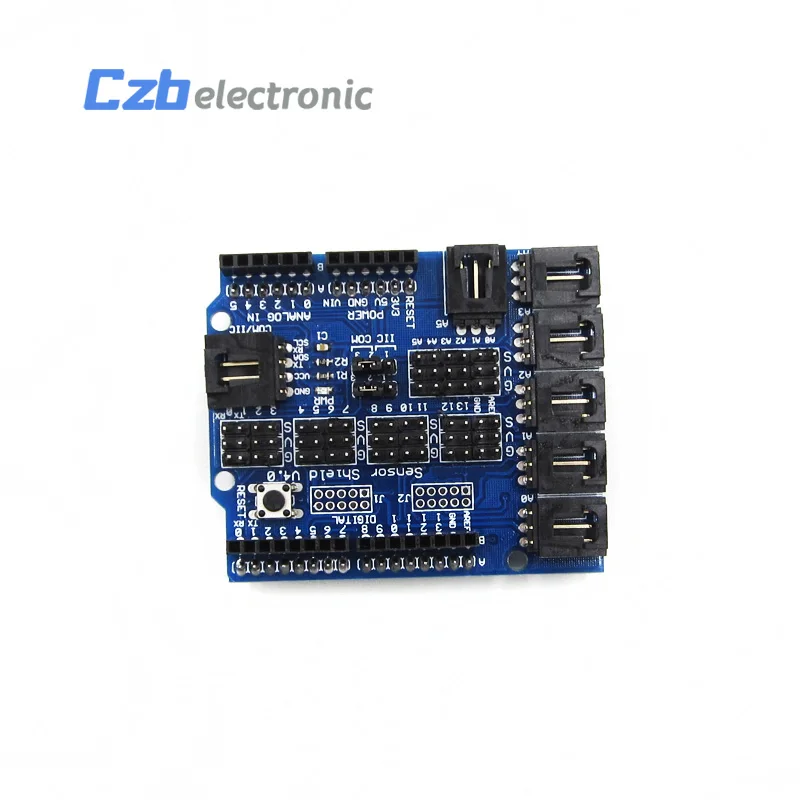 HX09D017  Sensor Shield V4.0 V4 Digital Analog Module Expansion Development Board for DIY Kit For Arduino UNO(4)