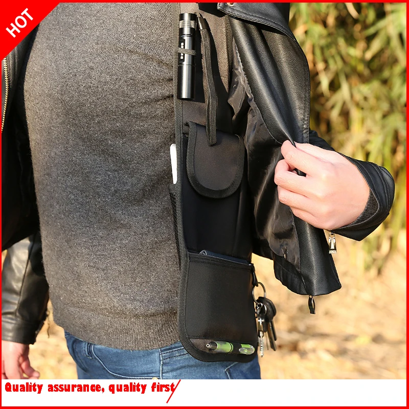 Travel Anti Theft Safety Hidden Gun Holster Underarm Gun Pouch Shoulder