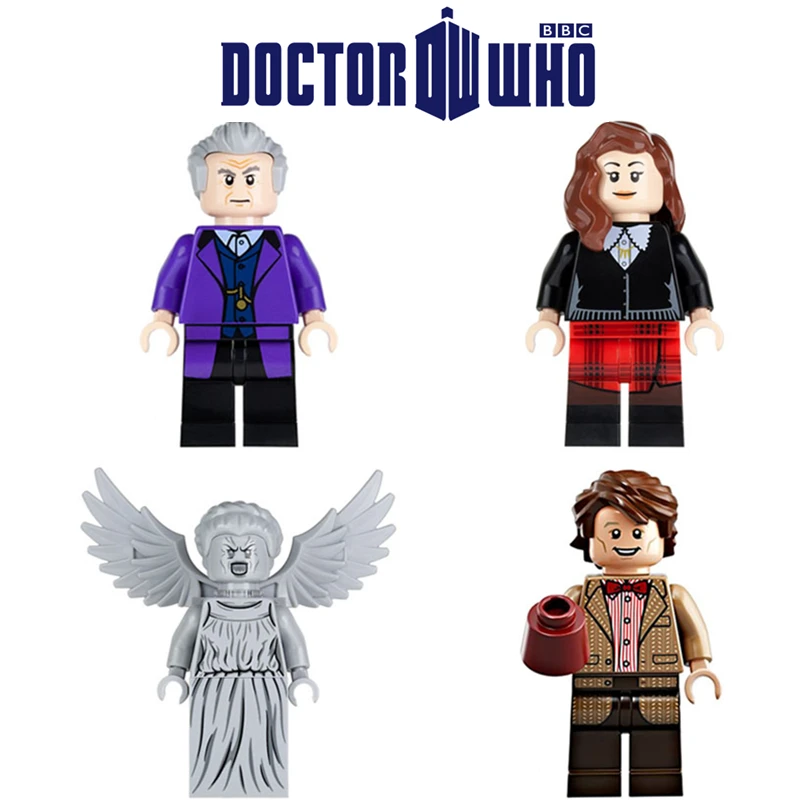 

4pcs Doctor Who The Doctor Dr Assisant The Weeping Angels Figure Building Bricks Block Compatible With Lego BBC