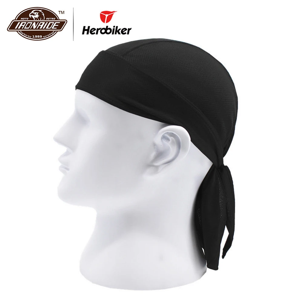 

HEROBIKER Motorcycle Face Mask Motorcycle Skull Caps Men Quick Dry Summer Helmet Balaclava Headwrap Bandana Face Shield Headband