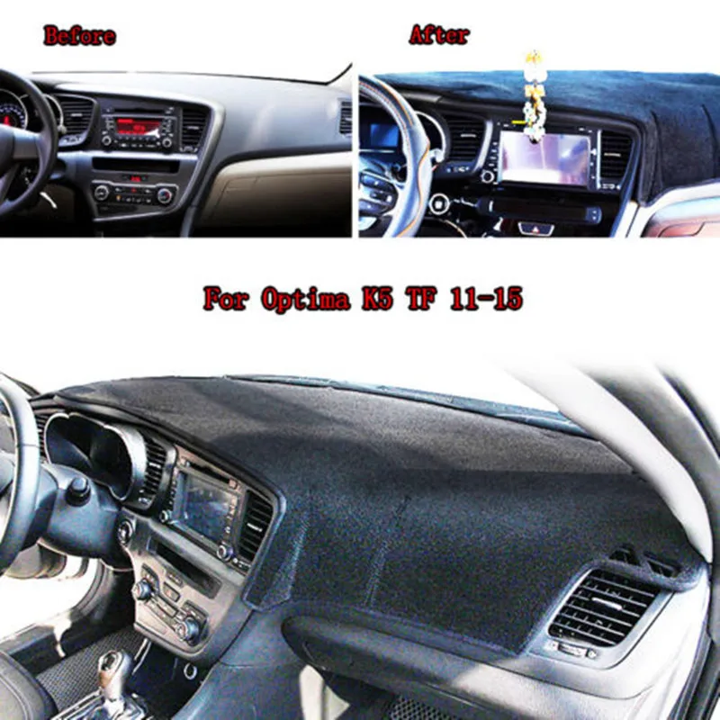 Для Kia Оптима TF K5 2010 2011 2013 2014 2015 приборной панели крышки коврик приборная панель