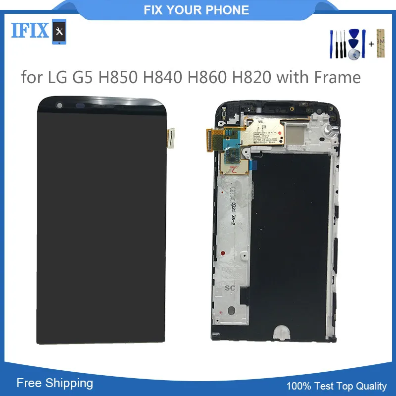 

LCD Display for LG G5 H850 H840 H860 H820 with Touch Screen Digitizer Assembly with Frame Replacement Parts
