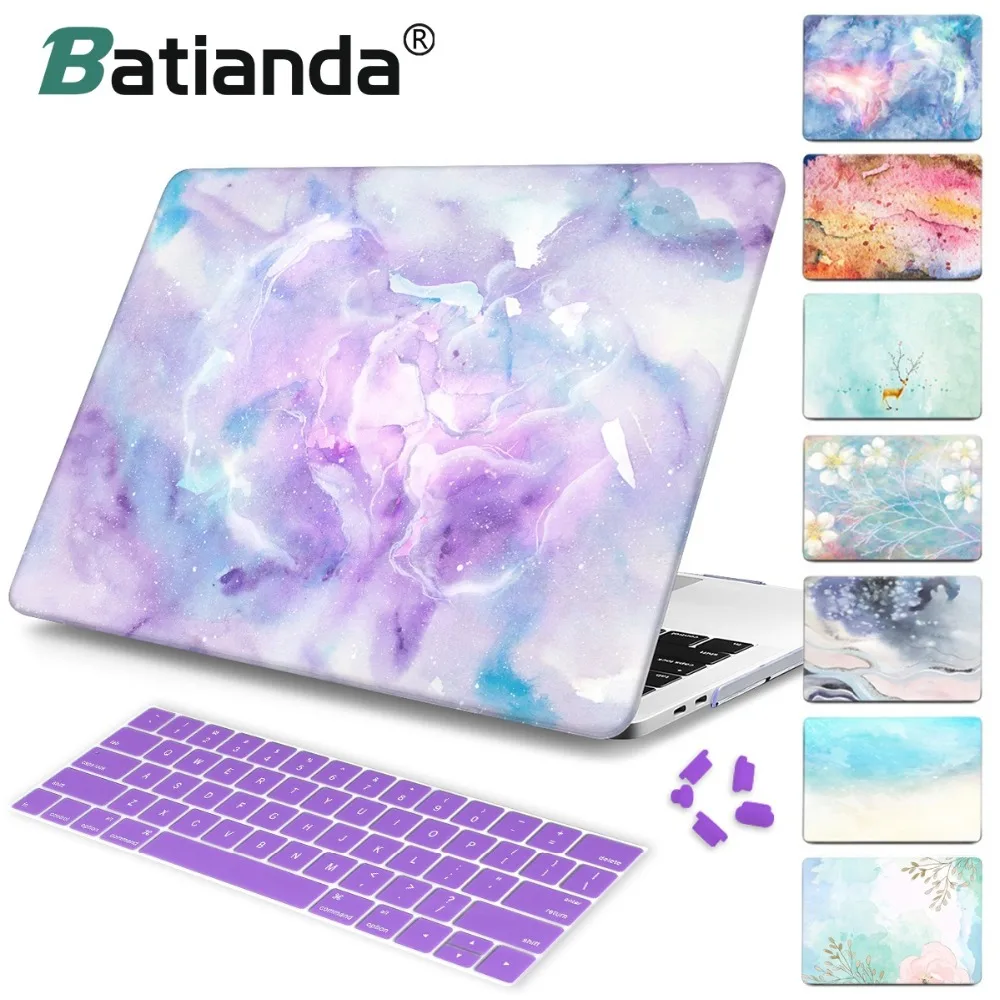 Online Marble Case For Macbook Air Pro Retina 12 13 15 16 Touch bar 2019 A1932 A2141laptop bag for Macbook Air 11 13 A1466 Case Cover