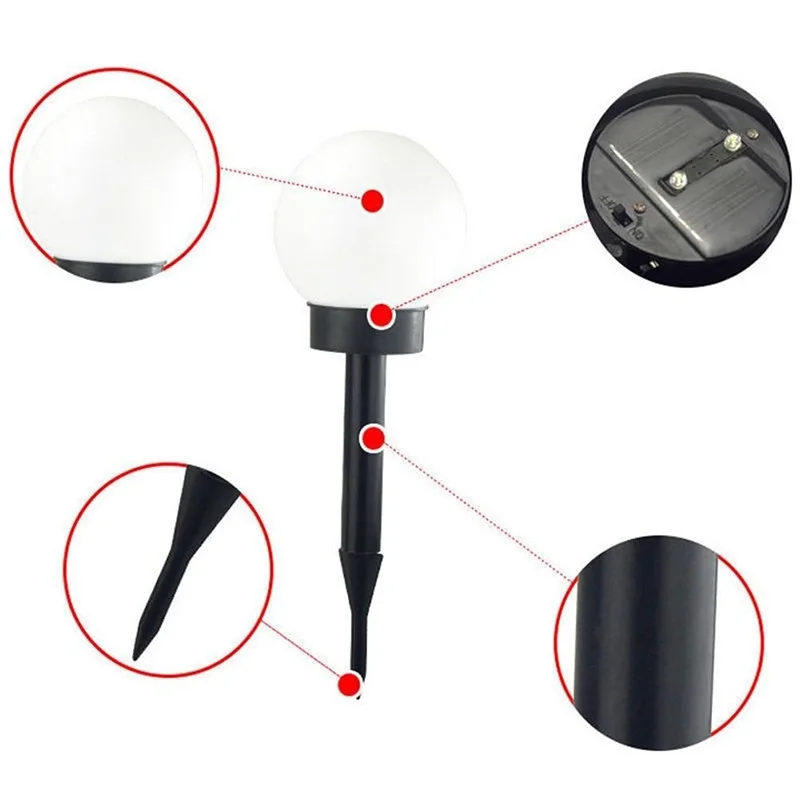 LED Garden Light Solar Power Outdoor Garden Lights Waterproof Led Lawn Lamps For Path Patio Yard landscape Lighting Decoration