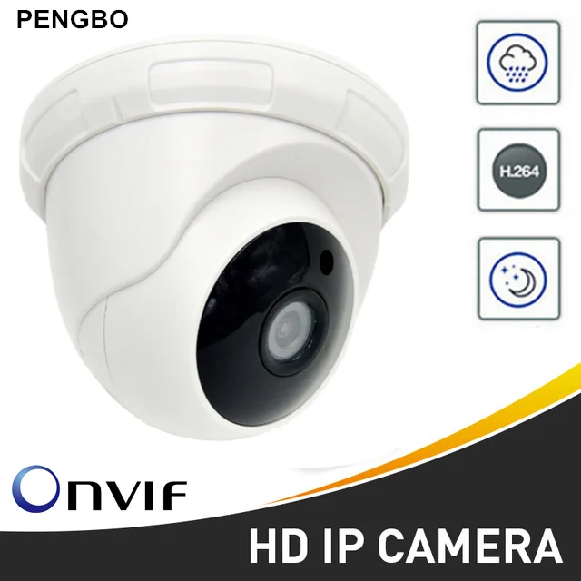 IP камера PENGBO HD 1080P купольная с ИК объективом 1 МП 2 5 Мп|Камеры видеонаблюдения| |