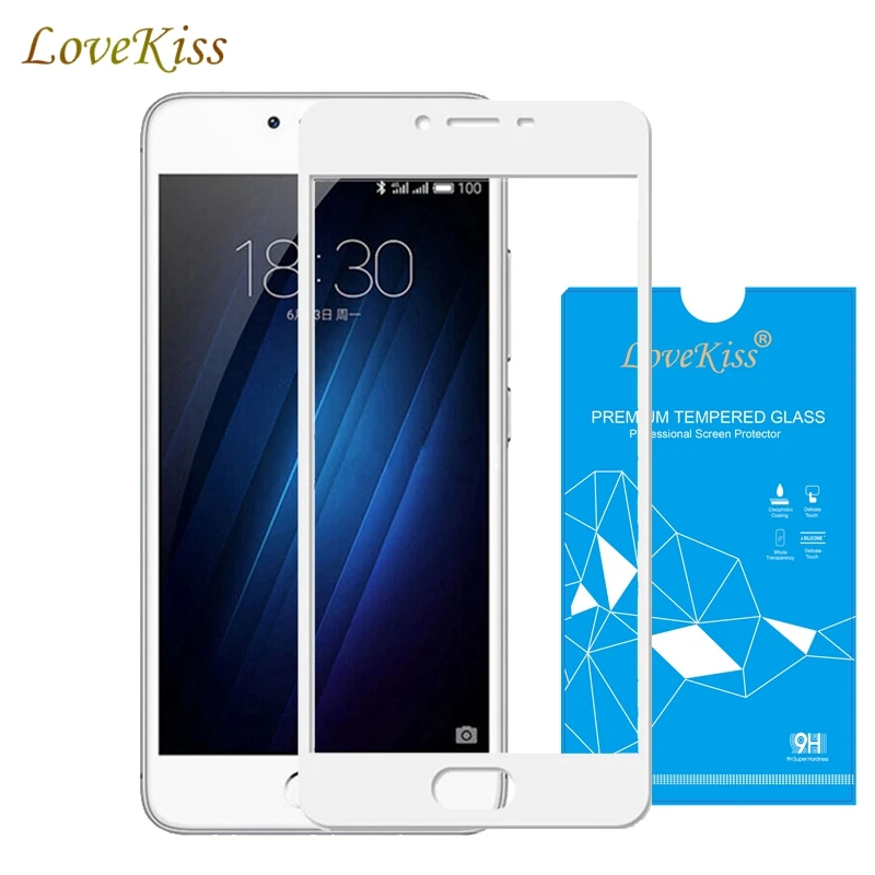 

9H Tempered Glass Full Cover For Meizu M3S Mini U10 U20 Pro 5 6 MX6 M3 M5 Note M5S Screen Protector Protective Glass Film Case