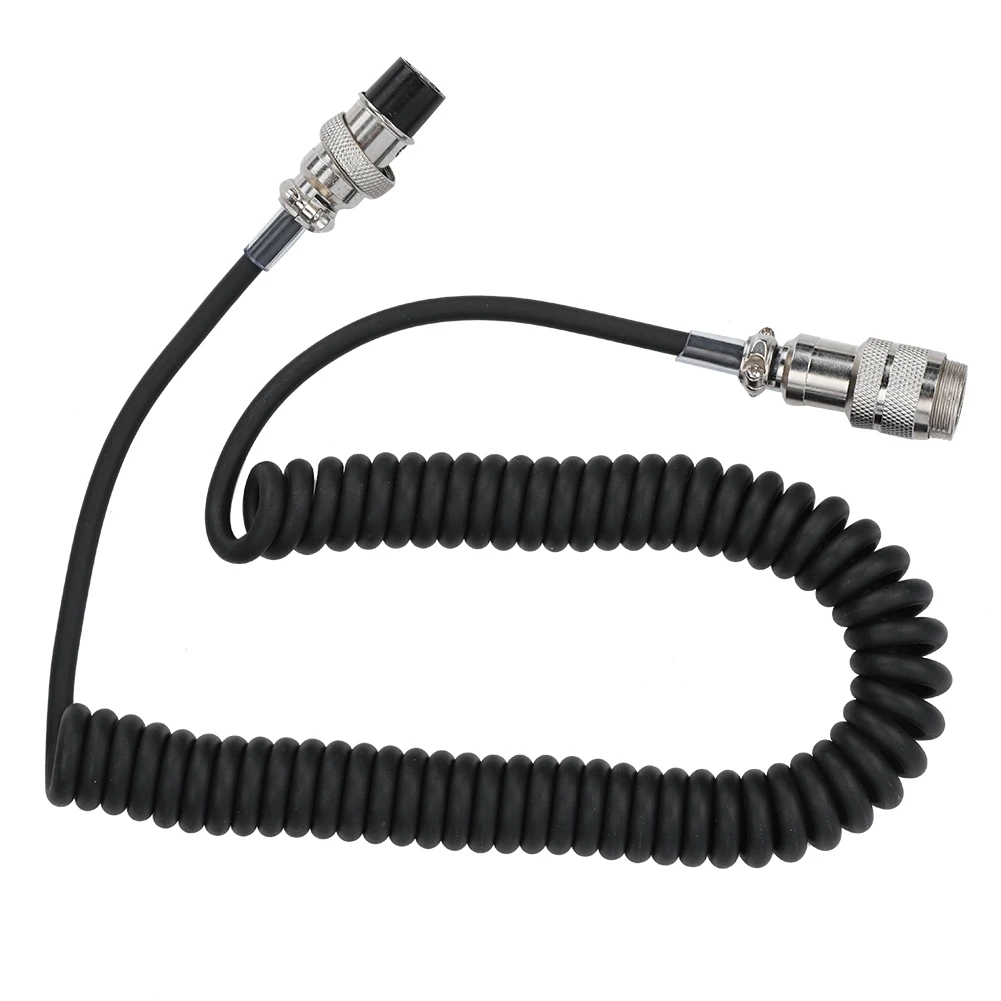 Удобный 8-контактный Спиральный Extension провод для микрофона женский и мужской кабель