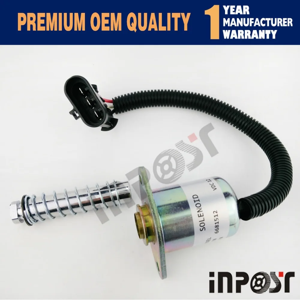 6681512 BobCat Skid Steer Lock Solenoid Parking Brake S150 S160 S185 T190
