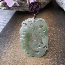 

Zhengpin natural and tian shi JADES pendant necklace vintage male feminine style jewelry JADES jewelry