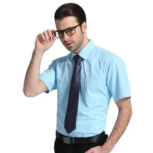 Pauljones/летние мужские рубашки с короткими рукавами, высокое качество, дешевая мужская деловая рубашка, Классическая мужская одежда 5XL