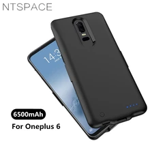 NTSPACE 6500 мАч Внешний аккумулятор зарядное устройство чехол s для Oneplus 6 6T чехол питания портативный внешний аккумулятор противоударный чехол для зарядки аккумулятора