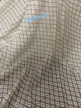 

NEW design glitter sequins French lace fabric JIANXI.C-1116101 African tulle glitter lace for bridal dress