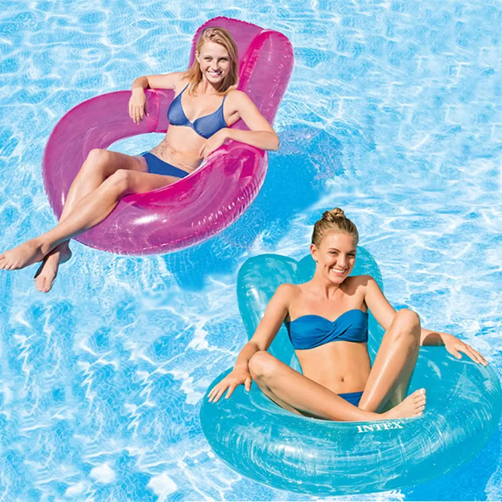 

Summer Floating Row Swimming Ring Floating Bed Swimming Beach Water Toys For Adults Children Air Mattress Pool Lounger
