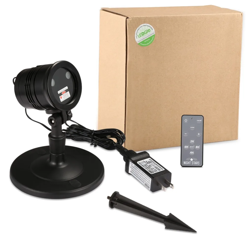 LEDGLE звездный свет Лазерное освещение водонепроницаемый наружный декоративный