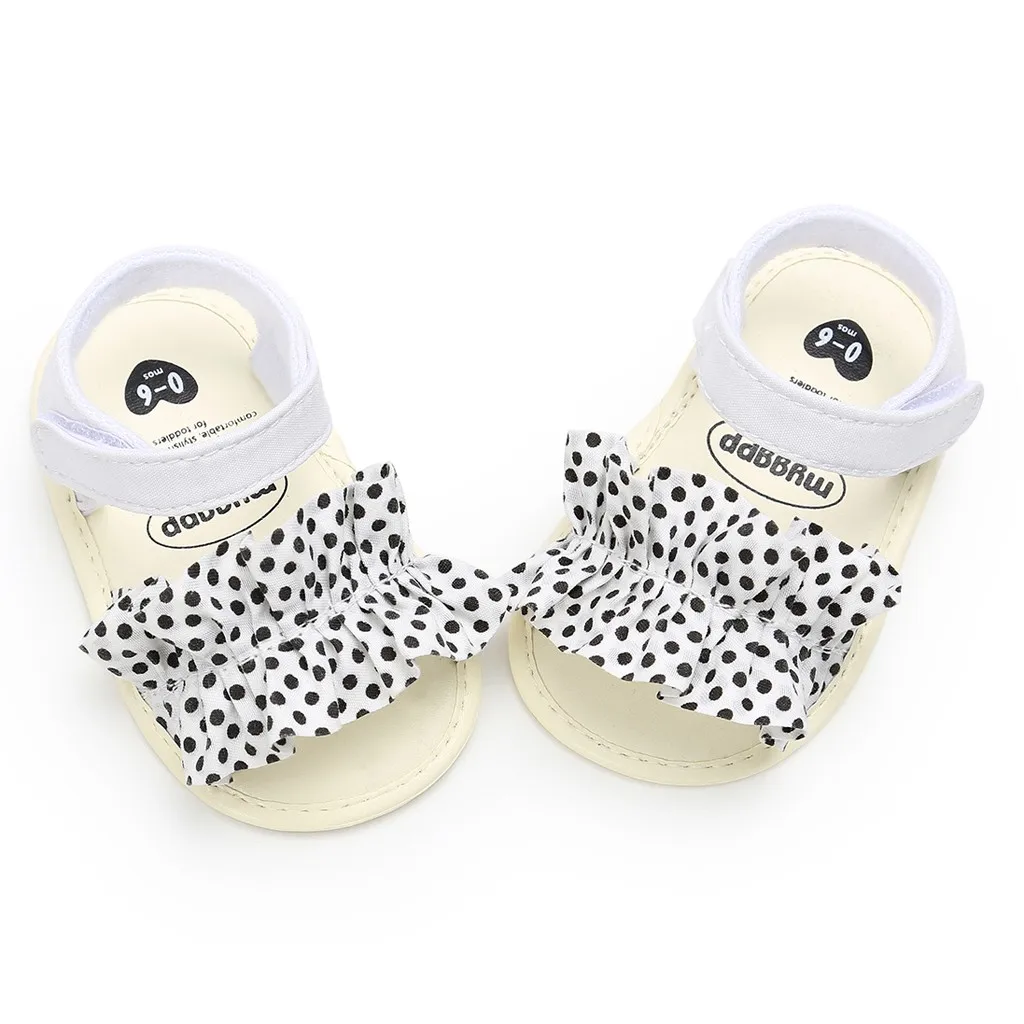 MUQGEW/Милая обувь принцессы с цветочным принтом для маленьких девочек и мальчиков; модная летняя повседневная обувь для малышей 0-24 месяцев