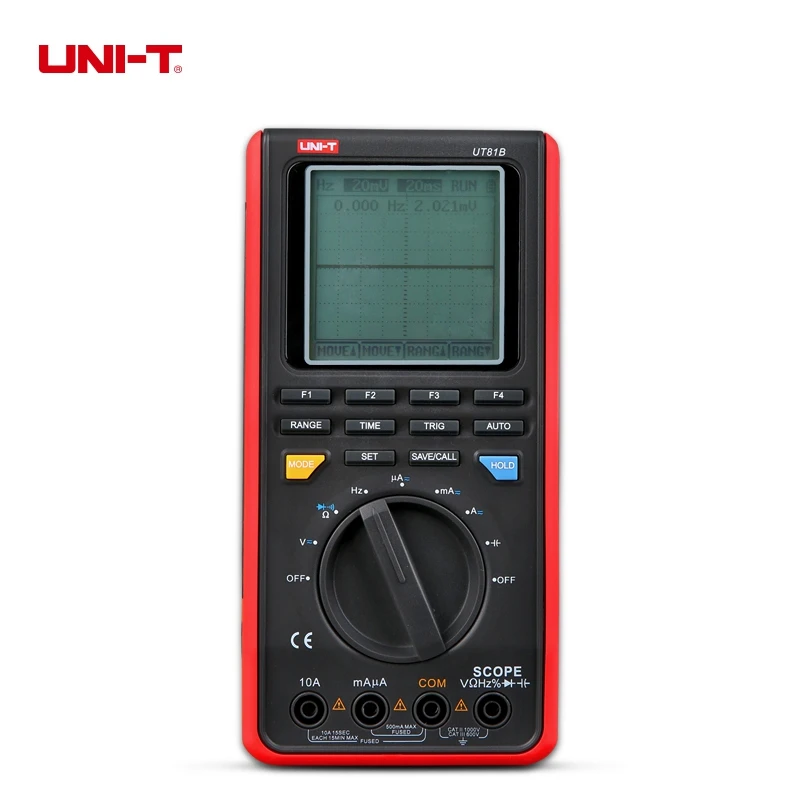 

UNI-T UT81B UT81C Handheld LCD Scope Digital Mutltimeter Scopemeter Real-Time Sample Rate Oscilloscope With USB Interface