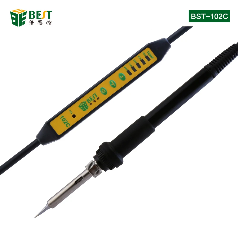 

BEST-102C Electric Soldering Iron Temperature Adjustable EU Plug Welding Soldering Iron station Tool with switch Soldering iron