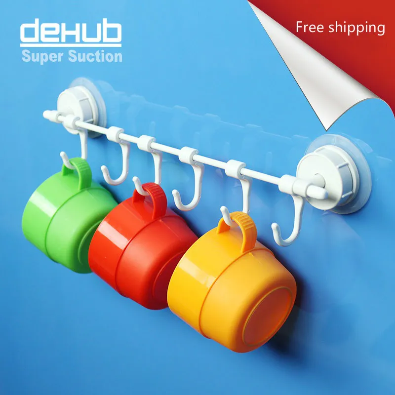 Vacuum Sucker Wall Hook Hangers Suction Hook Towel Holder Korea DeHUB