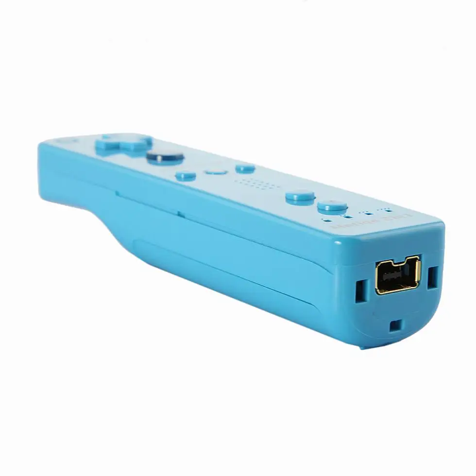 ViGRAND 1 SET 2 in 1 Remote and Nunchuck Controller with Built in Motion Plus For Wii