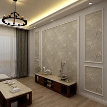 PAYSOTA High-grade Non-woven Three-dimensional Flower Wallpaper Bedroom Simple Living Room TV Background Wall Paper Roll paysota 3d modern simple geometric graphics non woven wall paper cloth deerskin velvet bedroom tv wall paper roll