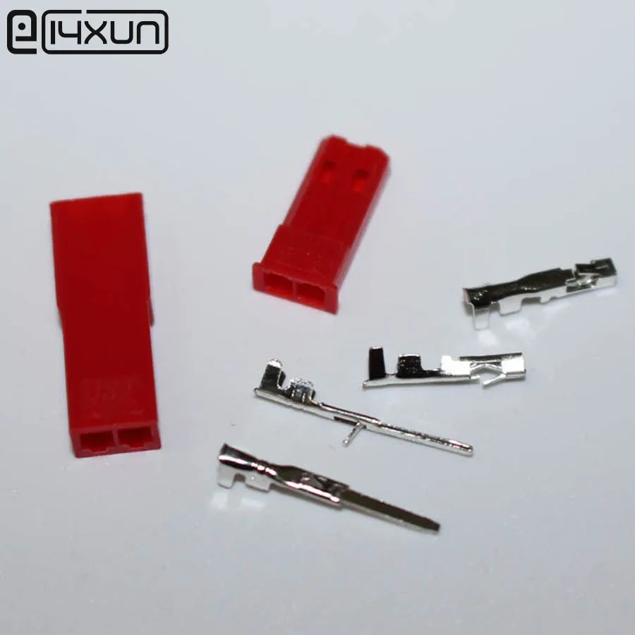 500set/lot JST 2P Connector Plug Jack 2 Pin Female Male Crimps rc