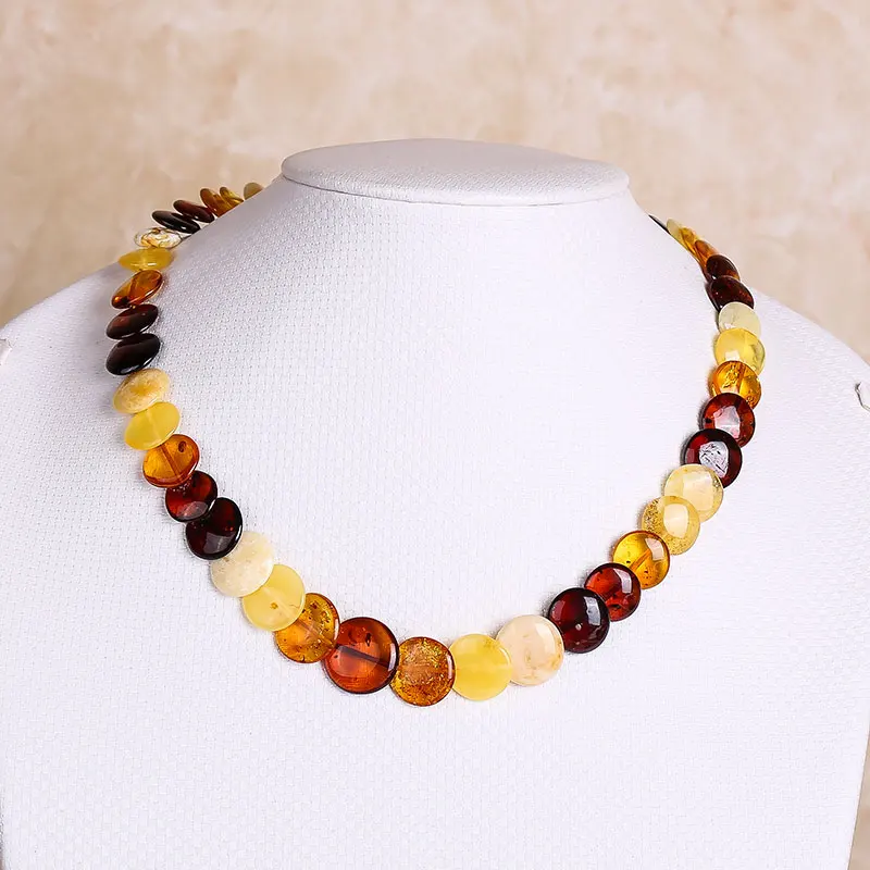 

Baltic Sea natural 100% amber beeswax blood more treasure necklace send certificate Genuine luxury nine more jewelry