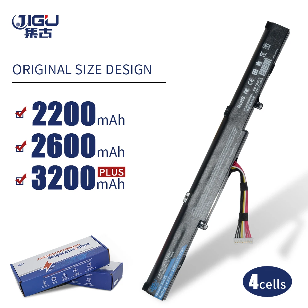 JIGU ноутбука Батарея A41-X550E для Asus A450 F450J X450 A450C F450V X450E A450E F550D X450J A450J F550DP X450JF A450JF K550D