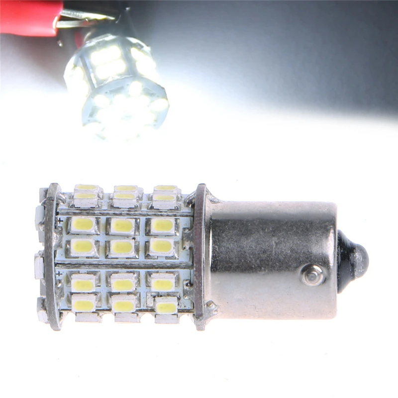 Супер яркая 1156 BA15S P21W 3014 54-SMD светодиодная белая Автомобильная Запасная лампа |