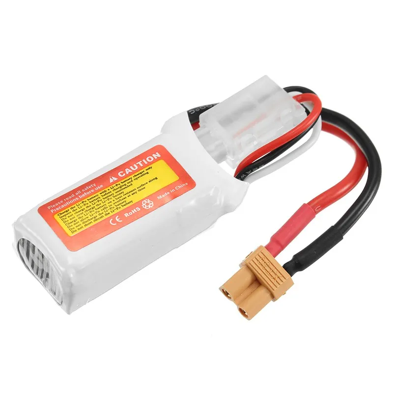 Высокое качество Перезаряжаемые ZOP Мощность 7 4 V 450 мА/ч 60C 2S Lipo Батарея XT30 разъем
