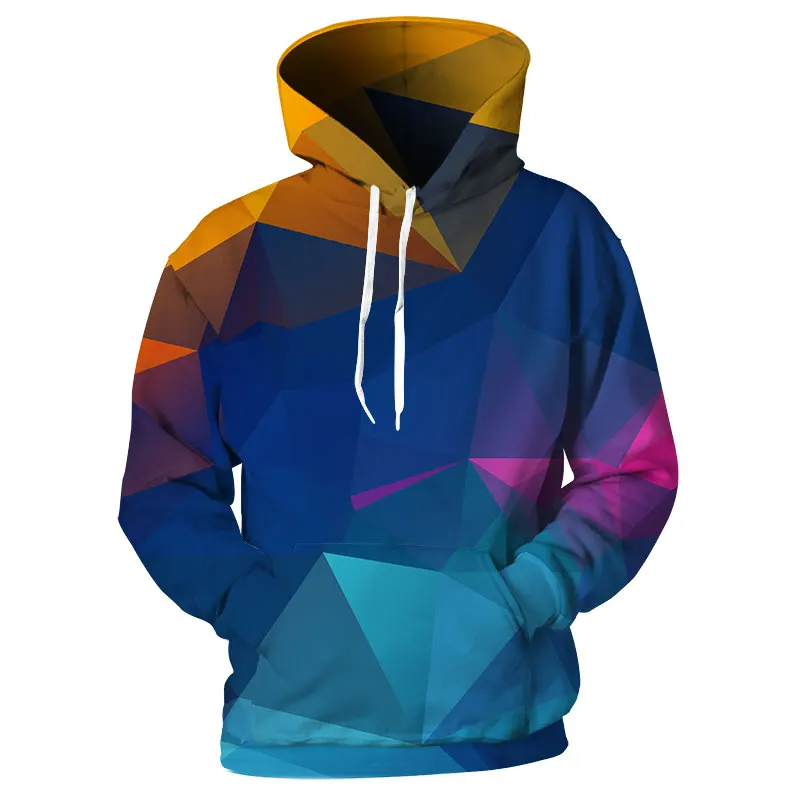 

Cloudstyle New Fashion Sweatshirts Men Women Unisex Hoodies 3D Print Geometry Joint Pullover Male Casual Hoody Tops Dropshipping