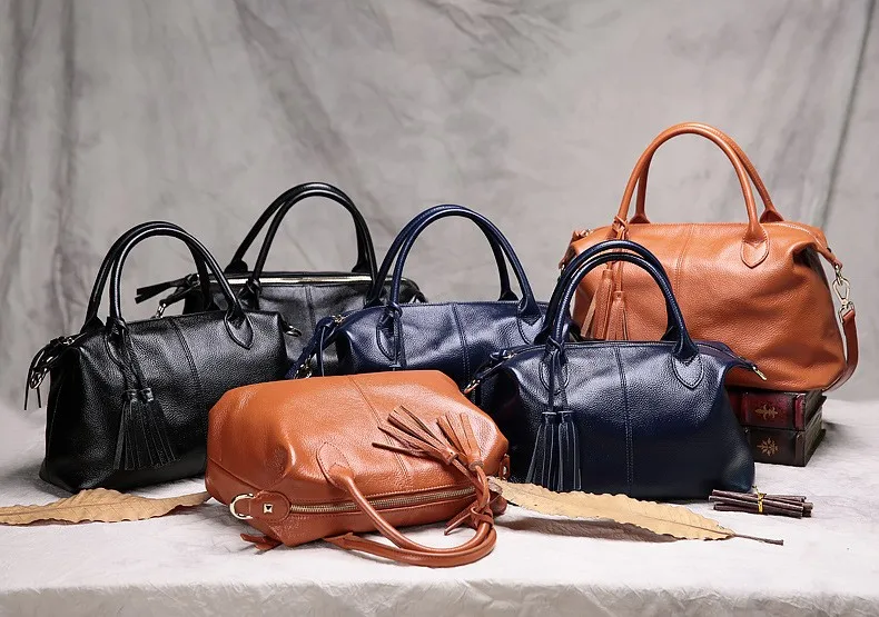 Лисохвост и Лилия модные с кисточками из натуральной кожи роскошные сумки женские сумки дизайнерские из натуральной кожи сумки через плечо мягкие