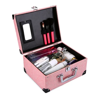 

Women Professional Cosmetic Case Ladies Makeup Travel Organizer Bag Leather Cosmetic Bag Toiletry Travel Kits Beautician Storage
