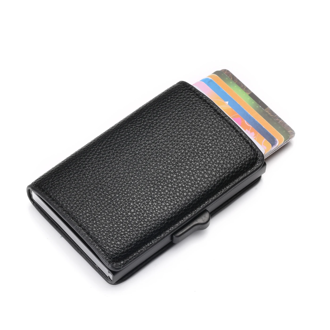 ZOVYVOL RFID держатель для карт, минималистичный кошелек, высокое качество, посылка для карт, для мужчин, бизнес, для ID карт, чехол для карт, стиль - Цвет: black x-88