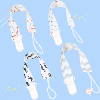 

4pcs Baby Pacifier Chain Infant Nipple Pacifier Clips Holder Feeding Dummy Chains for Toddler Teething Chew Soother