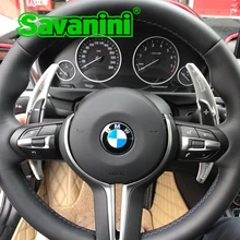 Savanini алюминиевый руль DSG Shift Paddle Shifter расширение для BMW M3 M4 M5 M6 X5M X6M Авто Стайлинг стикер бесплатно
