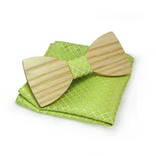 Модные деревянные джентльменские карманные квадратные галстуки-бабочки ручной работы бабочка Свадебная вечеринка деревянный галстук-бабочка забавные подарки для мужчин