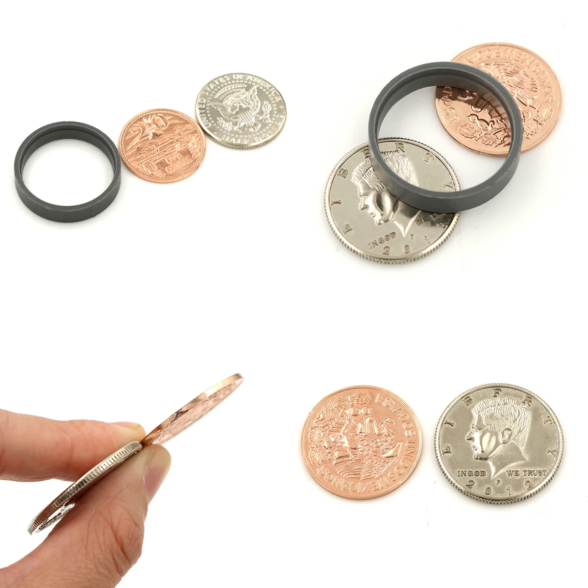 

1 Set Scotch And Soda Coins Magic Tricks Magic Tango Scotch & Soda (US Dollar Version) - Coin & Money Magic Props Mentalism Toy